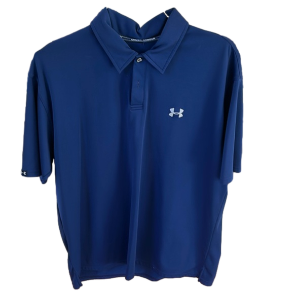 🌿 Under Armour Men’s Polo Short-Sleeved Shirt Dry fit - L🌿 - Picture 1 of 3